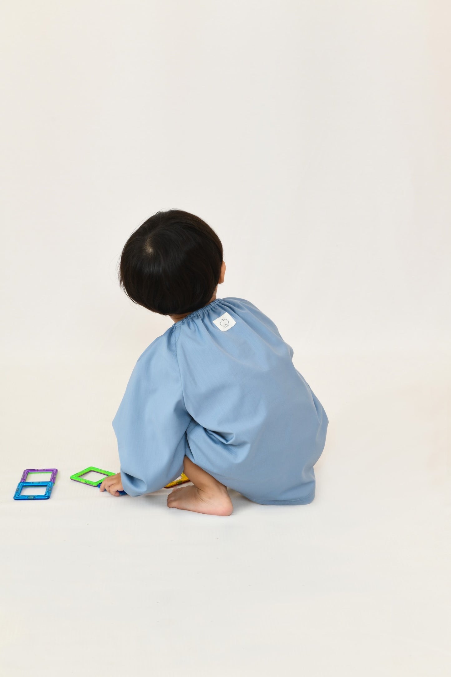 10 i do button スモック(ブルー)