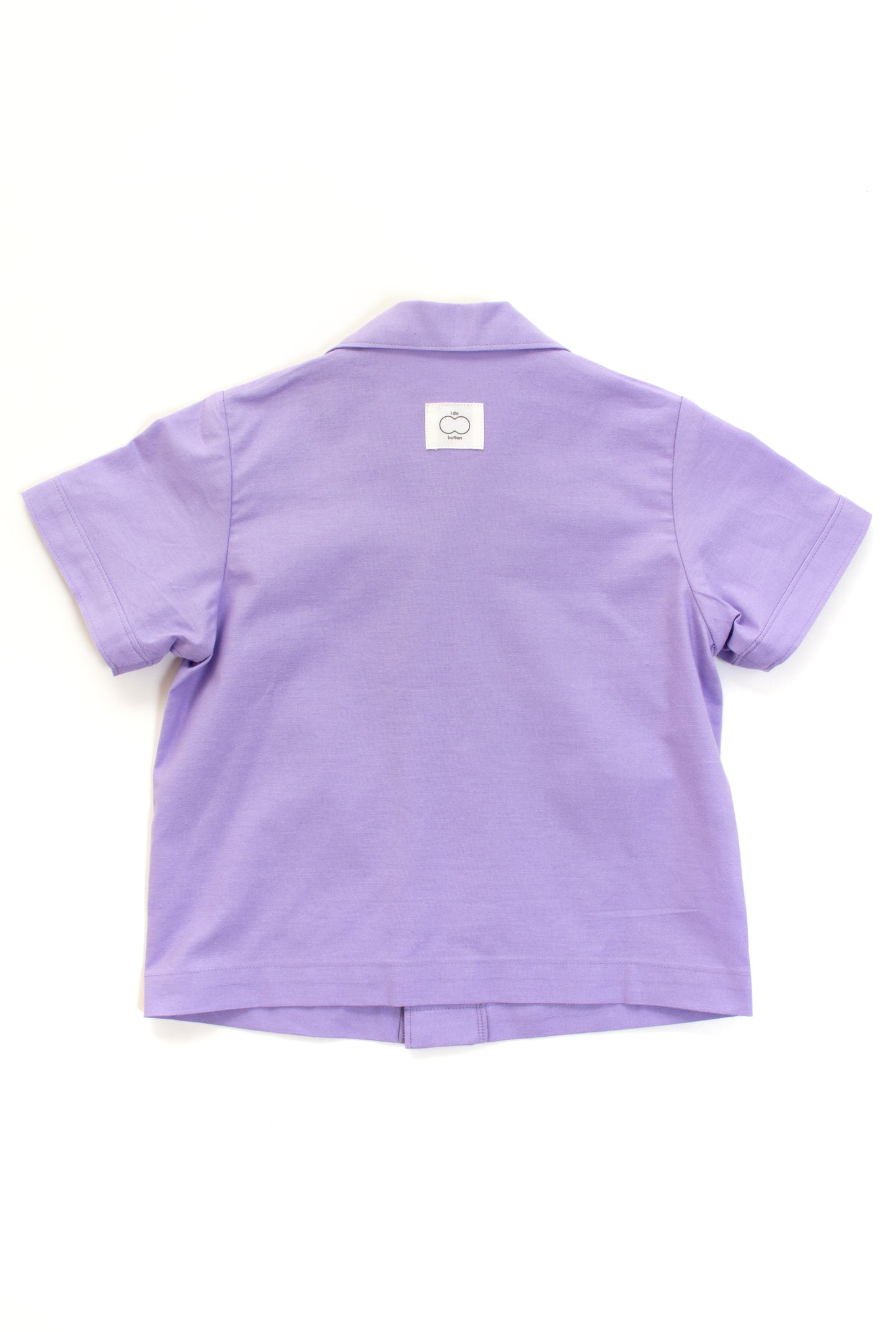 05 i do button ハーフスリーブナイトウェア（パープル）