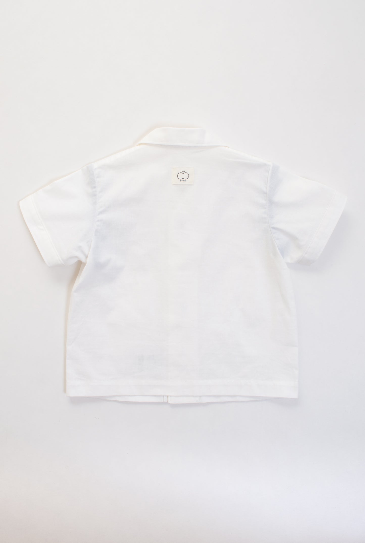 06 i do button ハーフスリーブナイトウェア（ホワイト）
