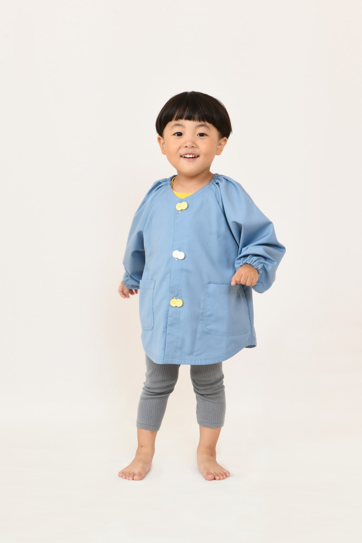 10 i do button スモック（ブルー）