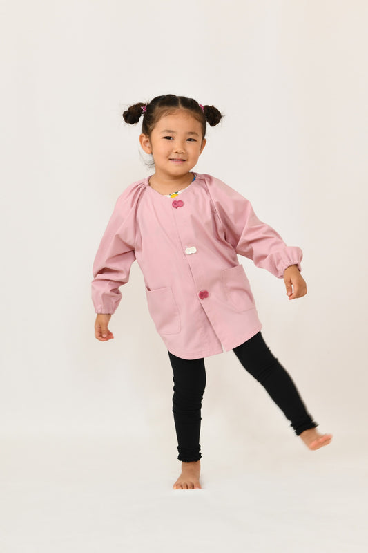 09 i do button スモック（ピンク）